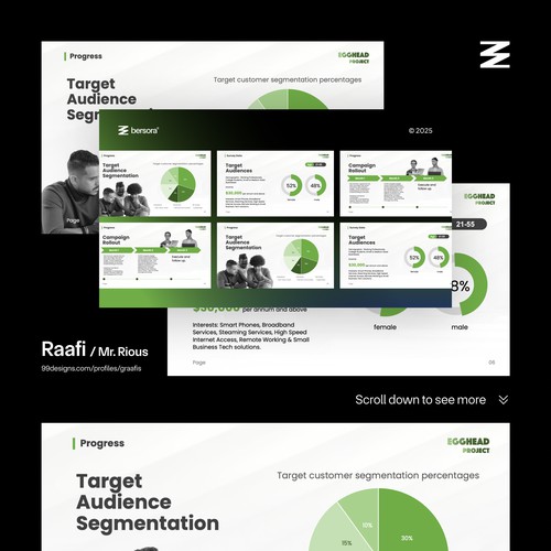 Egghead Project Pitch Deck & Powerpoint Presentation Design