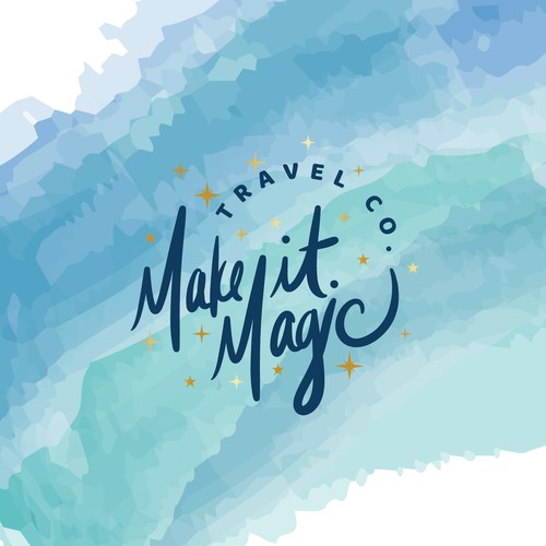 Make it Magic handwritten logo. 