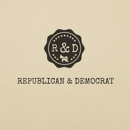 Republican and democrat oldfashion restoraunt