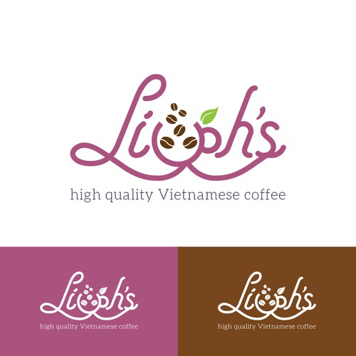 Cheerfull logo for Liah's Coffee
