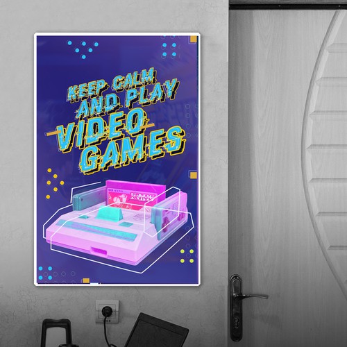 Poster Design for Gamers Room