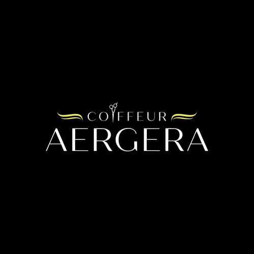 Logo Design for COIFFEUR AERGERA, Men and Women Hair Salon