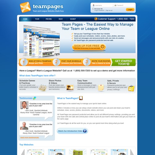 Re-design of Home Page for Web 2.0 Company