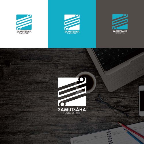 Logo concept #1 for Samutsāha (logo design contes entry)