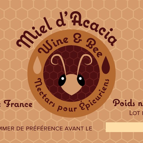 Créer des étiquettes pour une nouvelle marque française de miel !