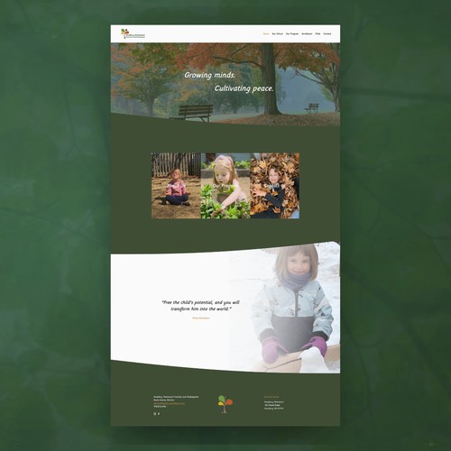 Website Design for Amesbury Montessori