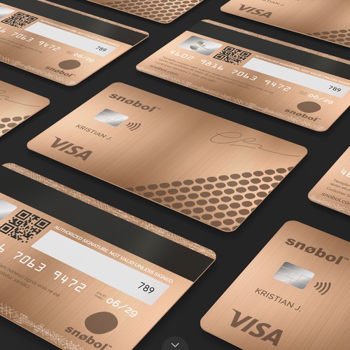 Snøbol Credit Card Concept