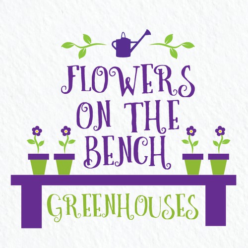Create an attractive logo for an old rundown nursery business with new owners with new name.