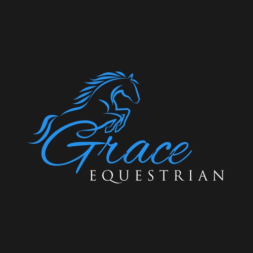 Grace Equestrian Horse Logo