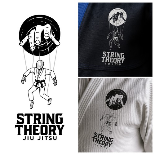 Cosmic Control: Logo Identity for String Theory Jiu Jitsu