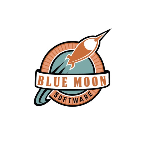 Blue Moon: Have fun creating a modern, playful, and business approriate logo for Blue Moon Software