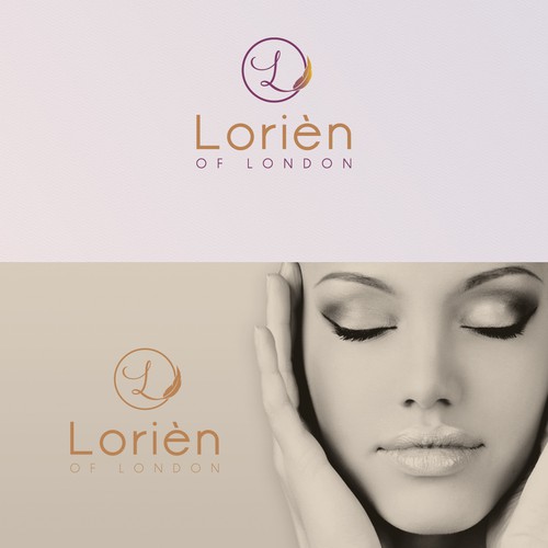 Logo for the branding of the beauty line Lorièn