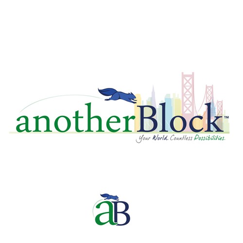 anotherBlock Logo Design 