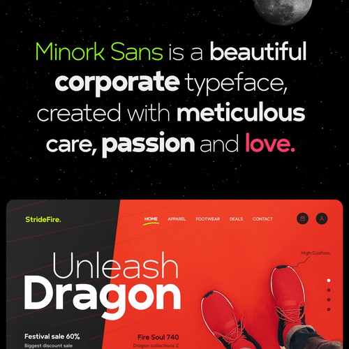 Minork Sans - Geometric Sans Font