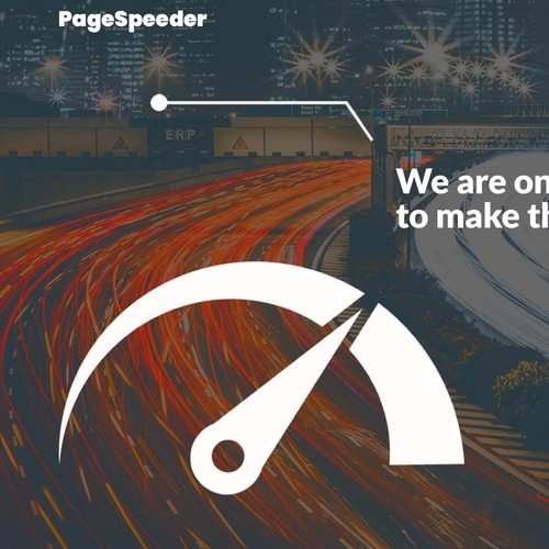 Landing page for pagespeeder