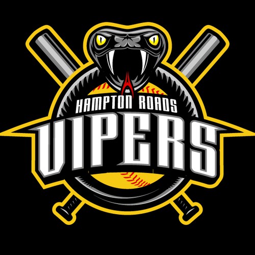 Hampton Roads Vipers Logo Design
