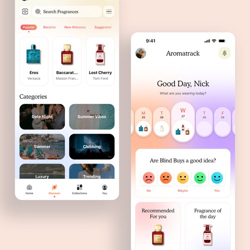 Fragrance Tracking App