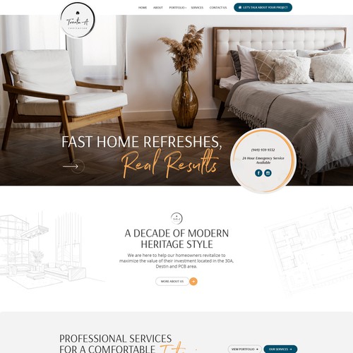 Home Redesign and refresh new company on wordpress - more work to come!