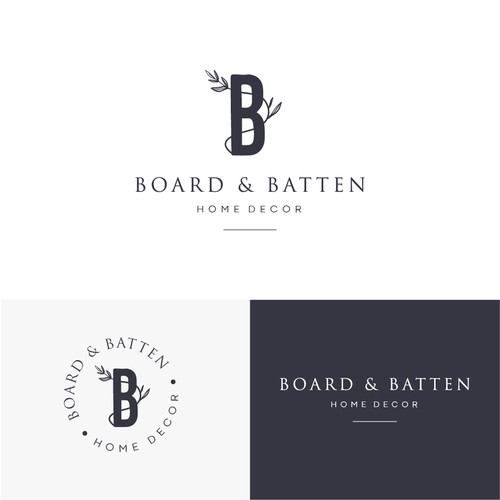 Logo Design for Board & Batten Home Decor