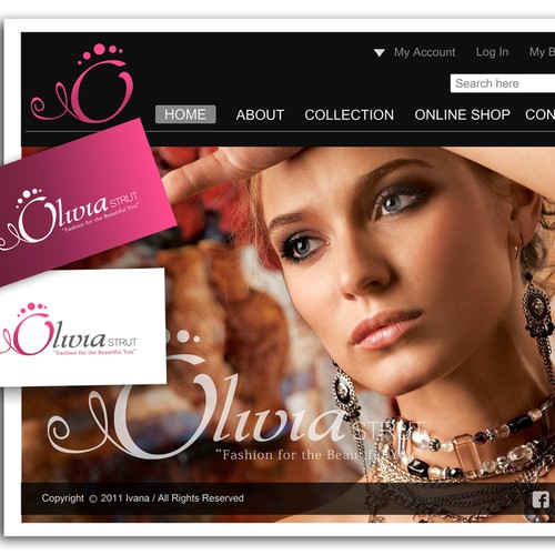 Logo - New Fashion Accessories Online Business OLIVIA STRUT