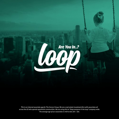 Exquisite ypographic logo designed to keep everyone in the loop.