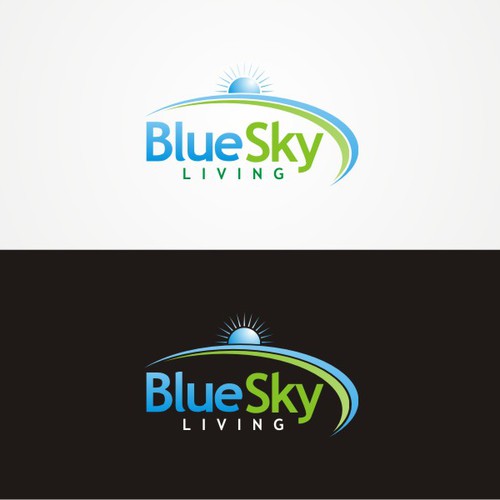 NEW BUSINESS 'BLUE SKY LIVING' NEEDS A LOGO