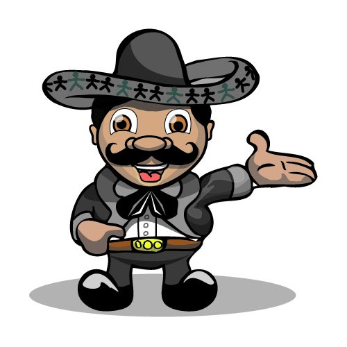 100amigos.com brand mascot