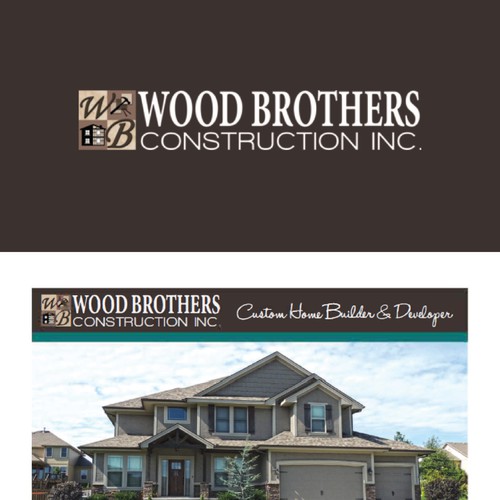 Wood Brothers Construction Logo & Branding Package