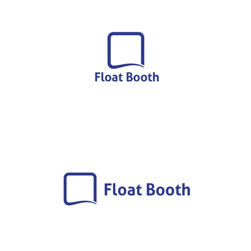 Minimal logo for Float Booth 