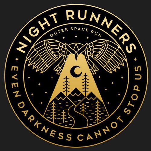 Night Runners concept for Outer Space Run