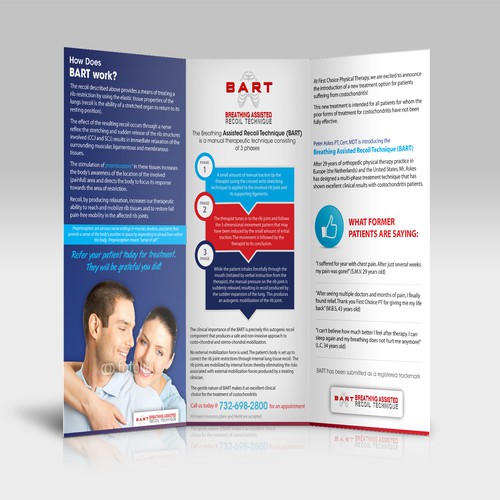 Help First Choice Physical Therapy with a new brochure design