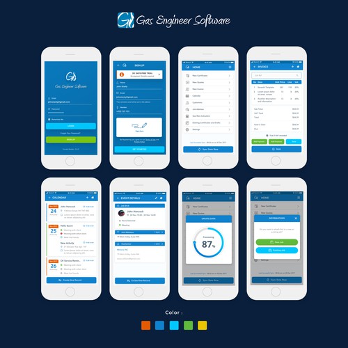 Design App for Management Gas