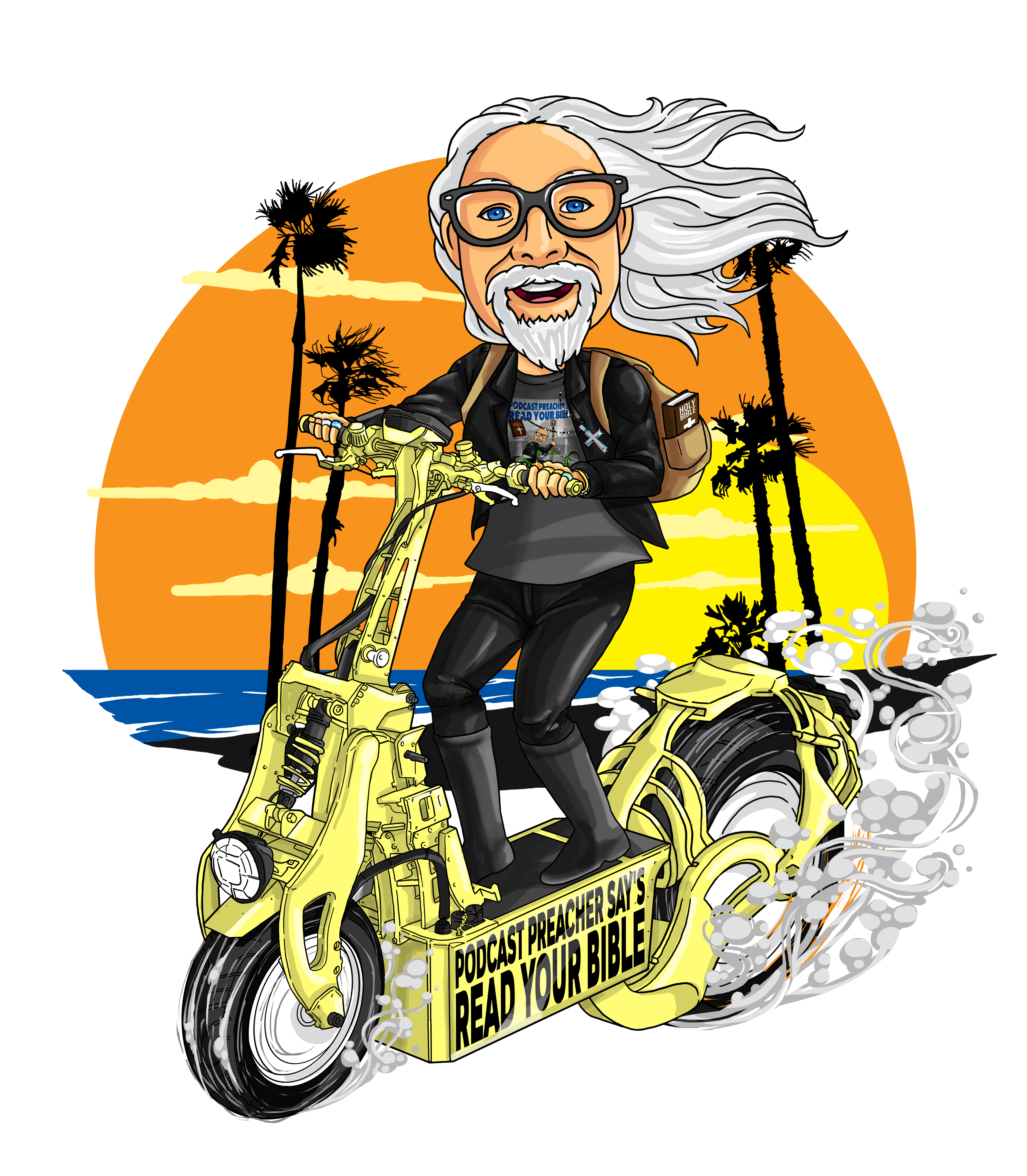 Podcast Preacher E-Scooter Skootin'