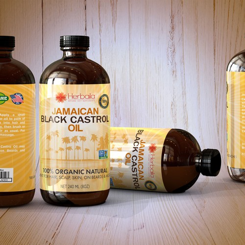 black castrol oil