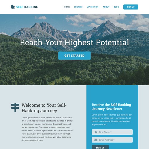 Self Hacking Web Design