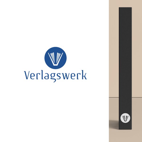 Book publishing house logo finalist.