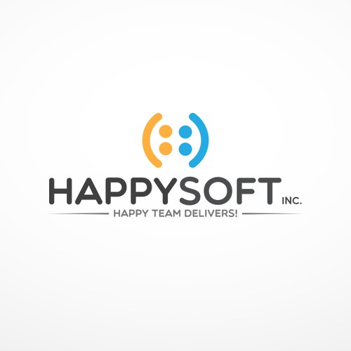 Create a logo for HappySoft