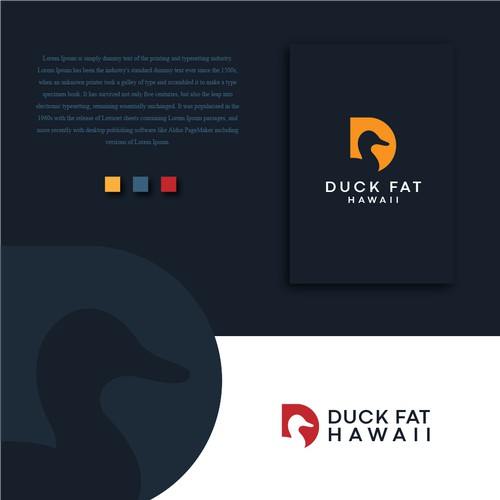 D + Duck logo
