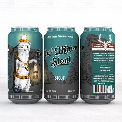 Beer can design and illustration