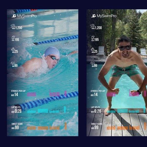 Sharing a swim workout is boring