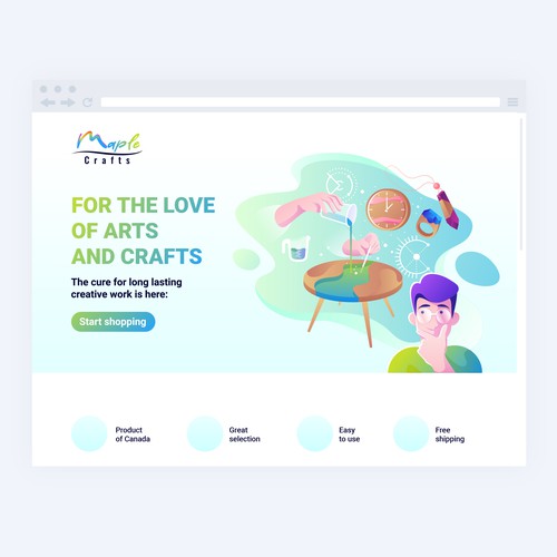 Creative Landing Page and Web Page