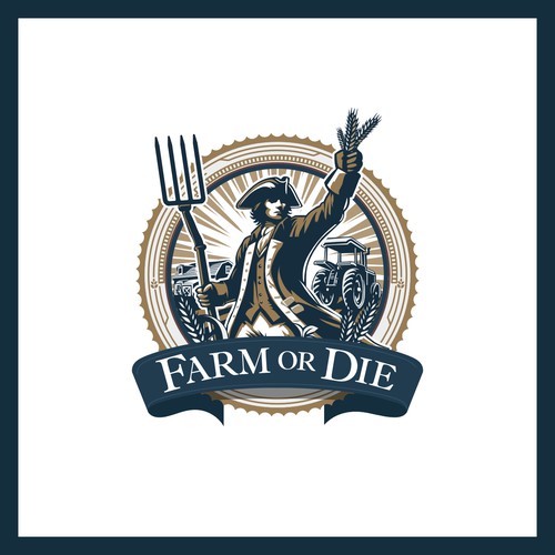 Logo Design for an American Farm Brand