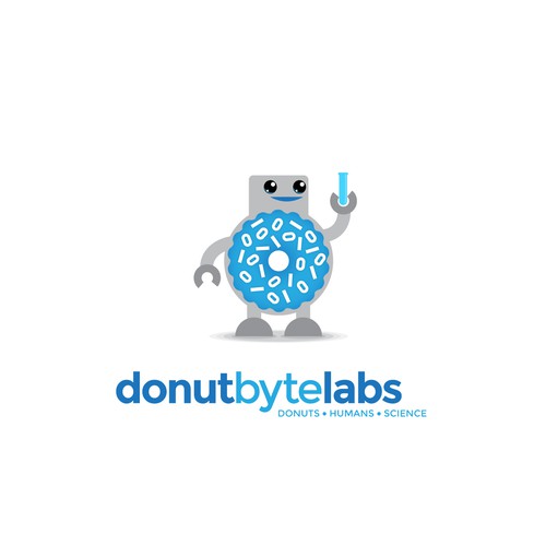 Create Brand Identity for Geeky Donut Robot Food Cart