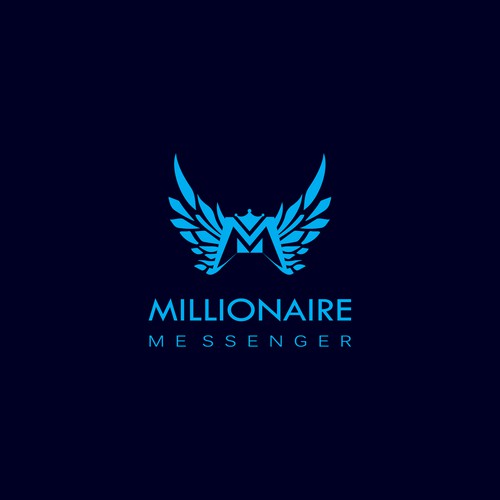 Logo design for MILLIONAIRE MESSENGER.