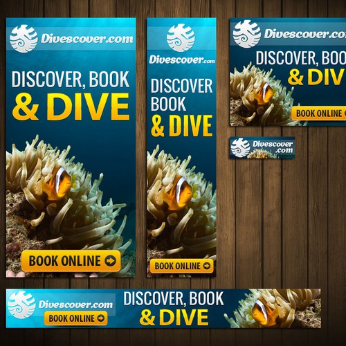 Create the next banner ad for Divescover.com