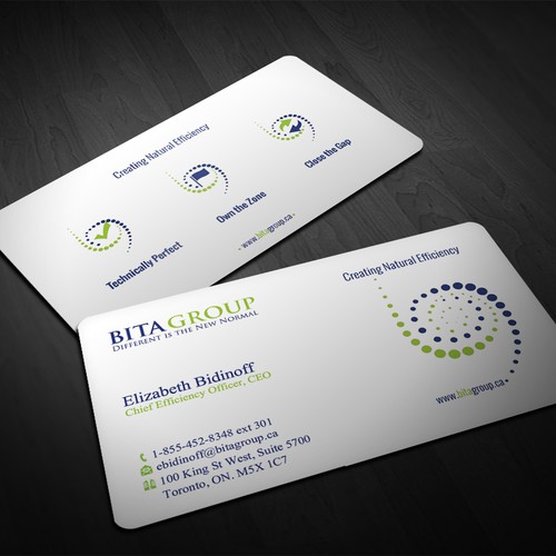 Business cards in a hurry