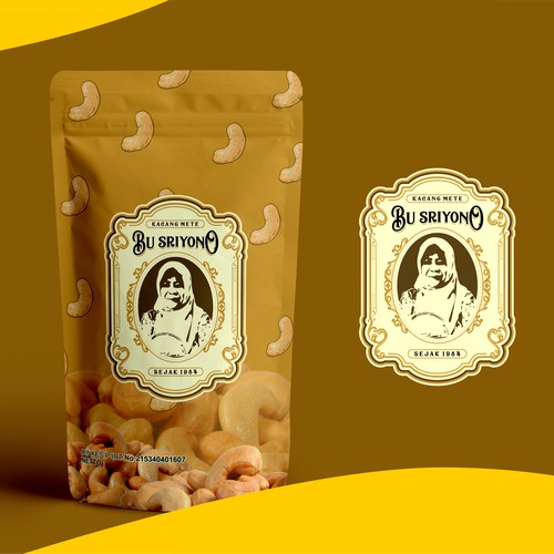 Make a Kacang Mete Bu Sriyono Product Packaging