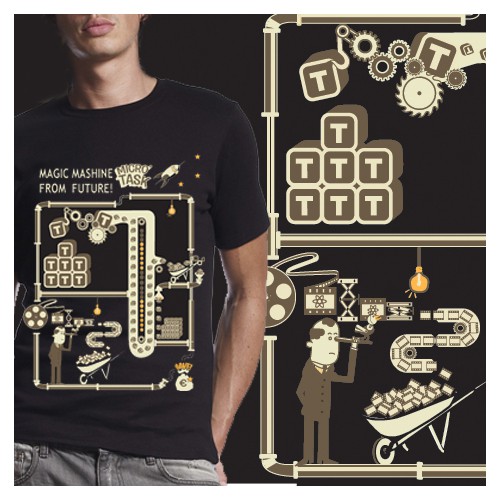 Tshirt Illustration for Microtask 