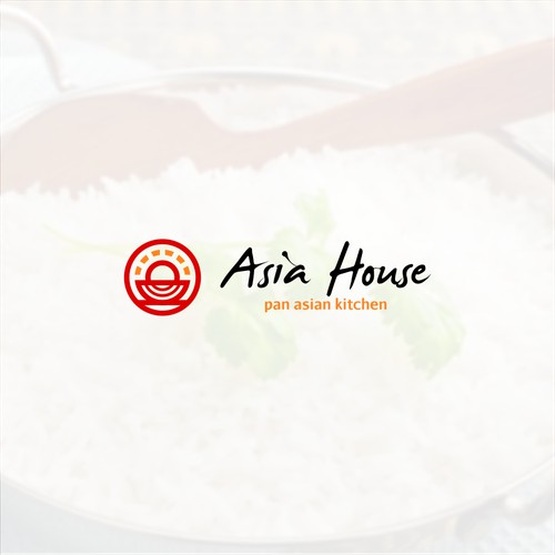 Rice Bowl as the Sun Logo