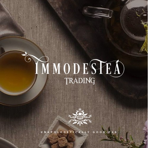 Immodestea – A Sophisticated Logo for a Premium Tea Brand